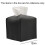 Κομψή τετράγωνη θήκη οργάνωσης χαρτομάντιλων, διακοσμητική θήκη από δέρμα PU για 2