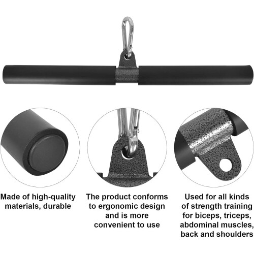 Lat Pull Bar, Triceps Bar, Biceps Bar, PullUp Bar with Swivel, Strength Training 1
