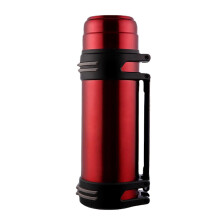 Auslaufsichere Isolierthermoskannen mit BPA-freien Komponenten. Hochwertige Edelstahl-Thermoskanne mit großer Öffnung. Hervorragende