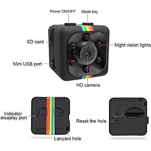Multipurpose Hidden Camera, High Definition 1080P Mini Camera, Night Vision and Motion Detection, Ultra-Compact Design for Easy Use in Any Setting 2