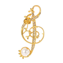 1 Piece Pearl Brooch Suit Brooch Retro Fashion Jewelry Vintage Brooch Decorative Brooch Men's Brooch Corsage Suit Pin Suit Decorative Brooch Golden