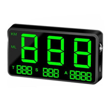 HUD-Geschwindigkeitsanzeige (Head-Up-Display) Digitale Fahrgeschwindigkeit C80 Universelle GPS-Geschwindigkeitswarnung