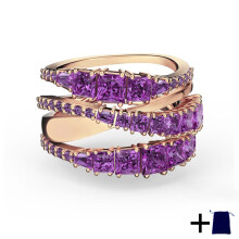 (Sidhfshf-L1, 8) 2026 New Dopamine Zircon Couple Ring Suitable for Rainbow Color Candy Theme Daily Dressing Party Party Party Preferred