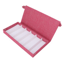 Boîte de rangement pour lunettes et lunettes de soleil, fermeture à bouton pour un rangement optimal, support à lunettes multifonctionnel pour la