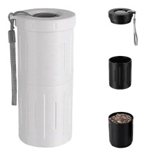 Innovative Helianthus Nut Sheller Cup Easy to Use-White