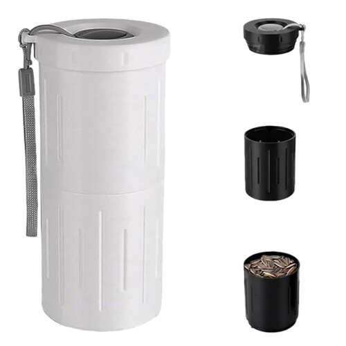 Innovative Helianthus Nut Sheller Cup Easy to Use-White