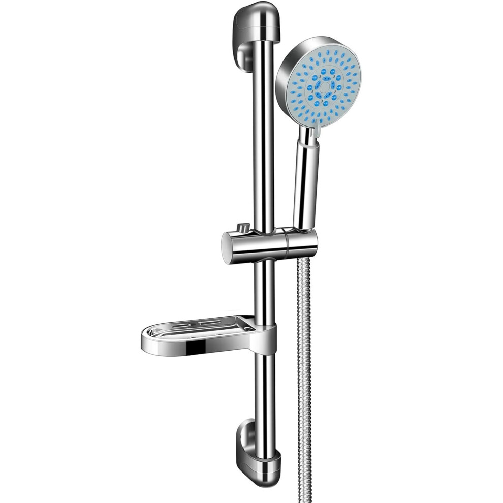 Elevate Your Shower Experience With Our 5-Function Handheld Shower Head, Adjustable Bracket Ensures Perfect Shower For Every Family Member 9453559752639
