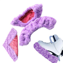 Hard Protectors for Figure Skates, Ice Skate Soaker Figure Skating Soakers Ice Skate Protectors, Figure Skating Soaker Purple XXL