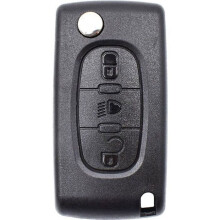 3-Tasten-Fernbedienungsgehäuse für Citroën C2, C3, C4, C5, C6, C8, VA2, CE0523 (2008, 2009, 2011)