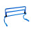 Agility Hurdles 4 Pieces Mini Football Training Foldable Adjustable Height (Blue) 1