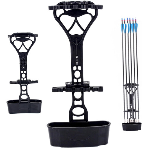 Compound Bow Quiver for 6 Arrows Quick Release ABS Arrow Quiver Black 1