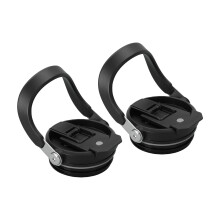 Leaproof plastic bekerhoezen met ergonomisch handvat-Zwart 30
