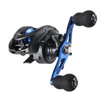 Baitcasting reel, 6.3:1, ultralight, portable, made of metal, comfortable handle, casting reel for freshwatersaltwatersea fishing lefthanded