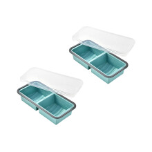 2 Pack Small Silicone Freezers Organizers Silicone-B