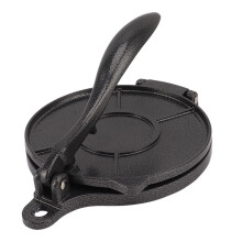 Tortilla Press, Tortilla Maker, Tortilla Maker, Tortilla Folder, Tortilla Press Tool, Pizza Pie Patty Making (20cm Black) 20 cm Black