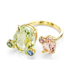 (SIZE 8) 2026 New Hot Selling High-end Floral Ring Set with Dopamine Vitality Color Matching Design, Natural and Simple Gift Giving