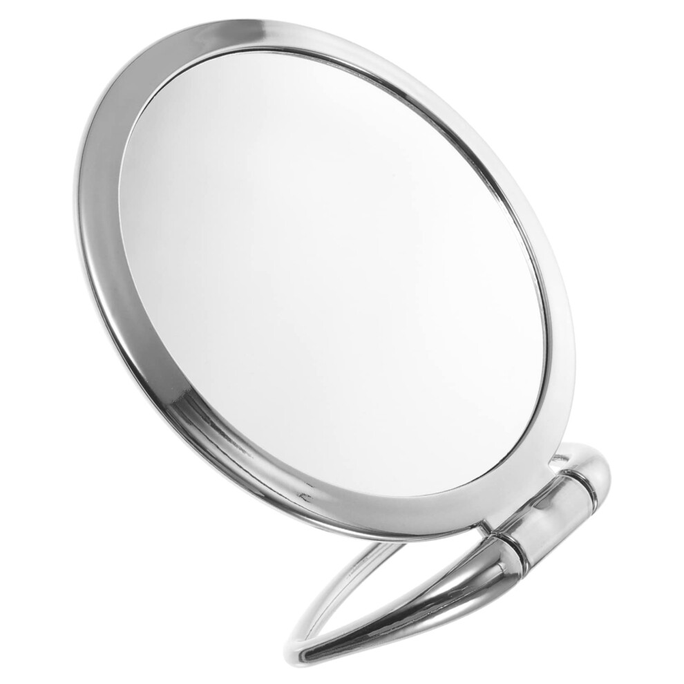 Double Sided Folding Mirror Outdoor Travel Cosmetic Mirror Travel Cosmetic Mirror Desk Folding Makeup Mirror for Bedroom