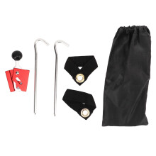 Abenteuerlicher Reisebegleiter, robuste Zeltstangentasche, tragbares Design für Campingzubehör, Tragetasche aus Aluminiumlegierung mit rutschfester