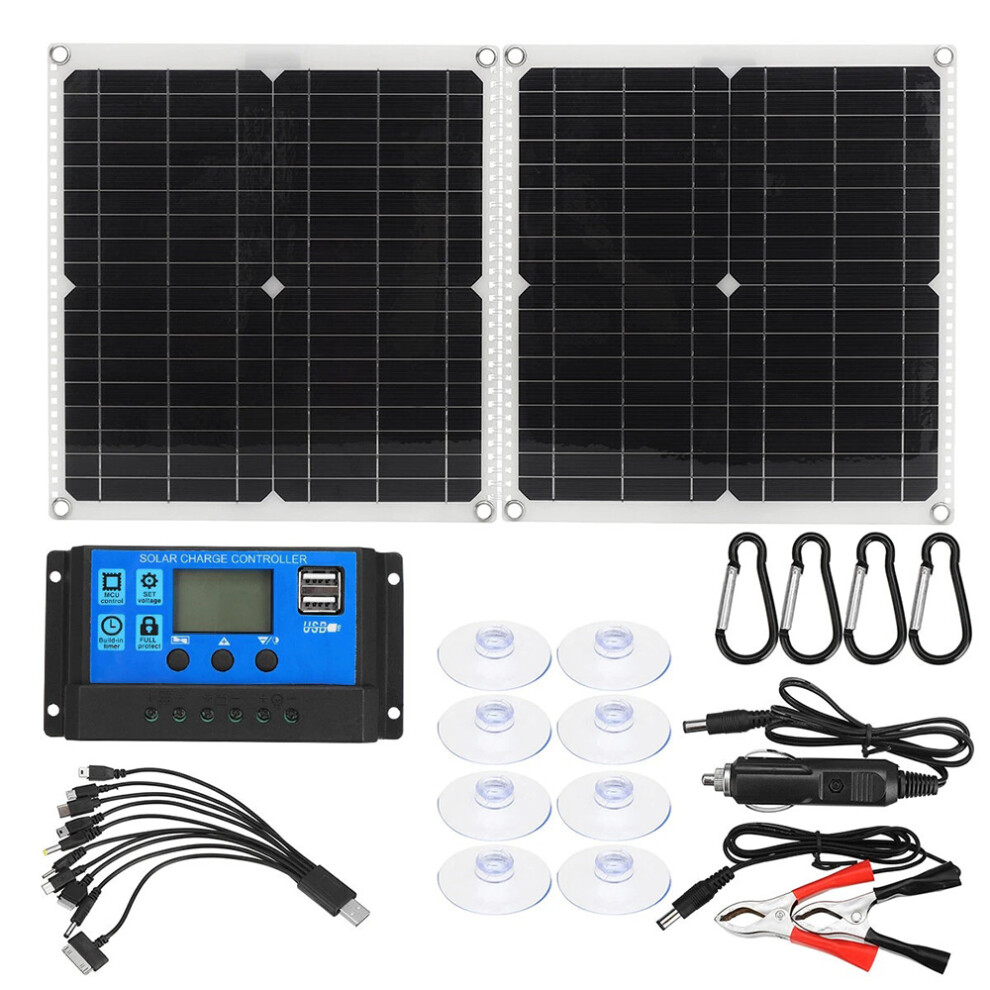 Polycrystalline Silicon Solar Panel Kit, Advanced Materials For Durability With High Conversion Efficiency, Car Battery Charger For Cars Families Ship 9420858418320
