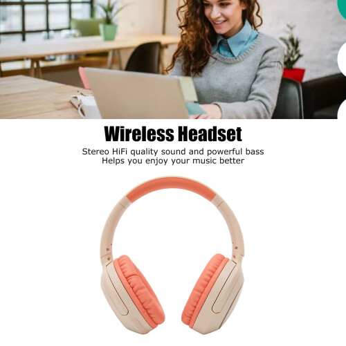 Ασύρματα ακουστικά Bluetooth, ευρεία συμβατότητα, στερεοφωνικά ακουστικά Over-Ear με 2