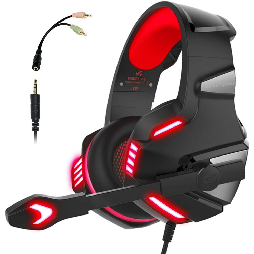Professional Gaming Headset, Multi-Platform Compatibility & Noise Cancelling Microphone, Ergonomic Design For Extended Sessions, Soft Earpads & 9416038537097