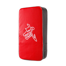 The Sanda foot target with a large hitting surface for precise hits is A durable Muay Thai leg target protection target Red face