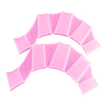 2LOTS Silicone Hand Paddles Finger Type Water Resistance Gear Paddles F For Swimmers Skill Improvement