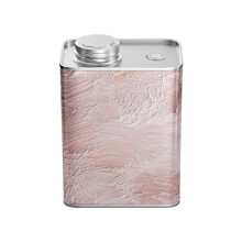 200g Capacity Coffee Bean Canister Thickened Tinplate Can-pink