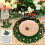 Irregular Shaped Heat Resistant Table Mats Nonslip-red brown 7