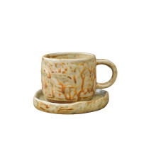 Elegant Ceramic Drinking Mug with Wabi Sabi Charm Modern-Y