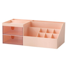 Organizator papetărie de birou, organizator de machiaj pentru vanitate, cutie de depozitare pentru birou pentru cosmetice și rechizite de birou,