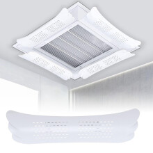 Air conditioner wind deflector, Adjustable air conditioner windshield White4 5516cm