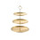 Contemporary Multi-layer Stainless Steel Salad-Gold 3rd floor 1