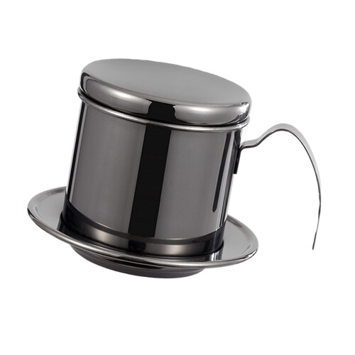Edelstahl-Kaffeetropfer, tragbare Kaffeemaschine für-Schwarz