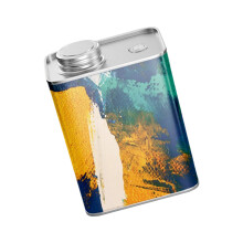 Food Grade Metal Coffee Storage Jar 200g Large-painting