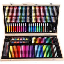 180-teiliges Set Filzstifte zum Malen, Zeichnen, Bleistiftzeichnen, Pastellkreiden, Markerzeichnen, Pinselzeichnen, Filzstifte – Weihnachtsgeschenk