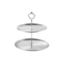 Elegant Stainless Steel Multi-layer Salad-Silver 2nd floor