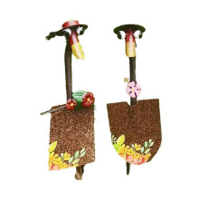 Couple Duck Shovels Ornament Metal Garden Farmhouse Lawn-2pcs