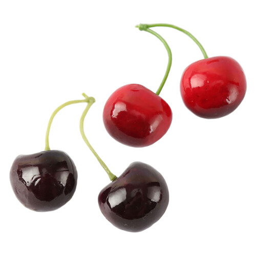 10 Pair Artificial Cherries Simulations Cherries False-Black 1