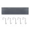Non Slip Bedside Organizer Case with Hooks Waterproof-grey 1