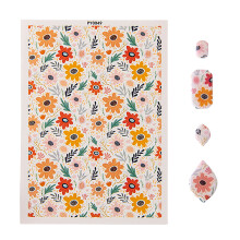 Flower Clay Transfer Paper for Earrings Making Ceramic-PY0049