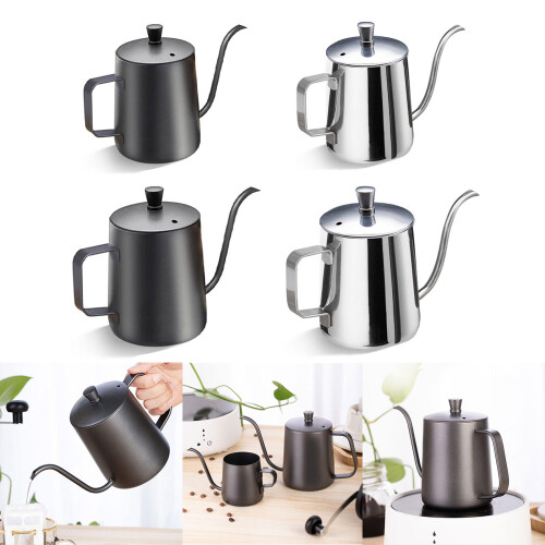 Convenient Coffee Maker 304 Stainlesss Steel-Silver 350ml 2