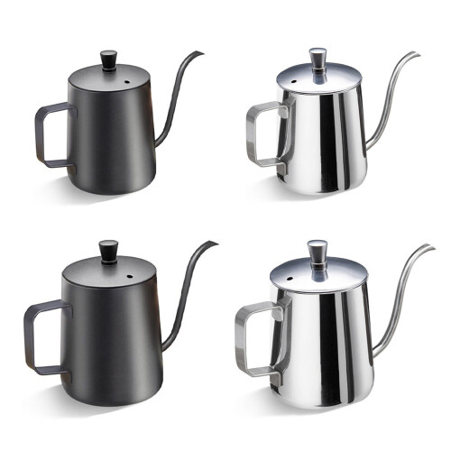 Convenient Coffee Maker 304 Stainlesss Steel-Silver 350ml 1