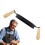 Woodworking Debarking Hand Tool  8 Inch with Wooden Handle 1