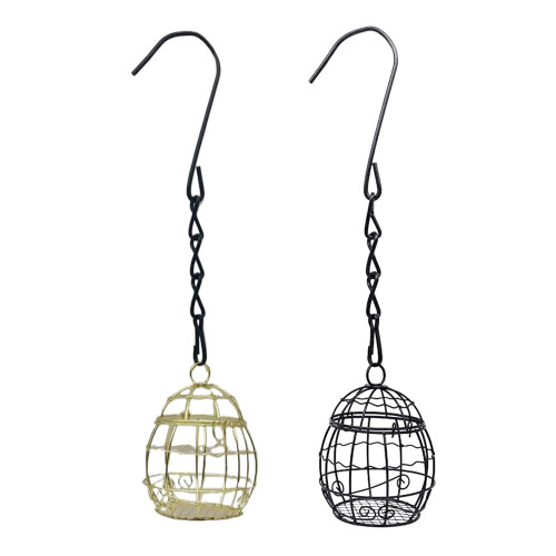 SquirrelProof Bird Feeder FatBall Holder Backyard Bird-Gold 1