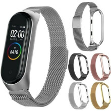 Magnetisches Milanaise-Armband aus Edelstahl für Xiaomi Mi Band 3/4