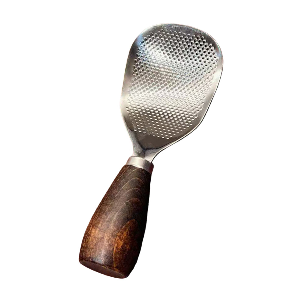 Heat Resistant Rice Serving Spoon Wooden-Plastic Handle Squar 7704000532754