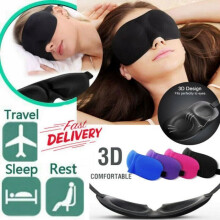 Schlafmaske – Nicht spezifiziert – Ultra Comfort 3D – Weicher Schwamm – Reisefreundlich – Unisex