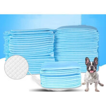 100er-Packung saugfähige Einweg-Trainingspads für Hunde, Größe S/33 x 45 cm, Blau