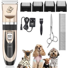 Jooksmart Professioneller Hunde- und Katzenhaarschneider, leiser und sparsamer kabelloser elektrischer Haarschneider für langes und dickes Fell
